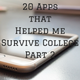 Illustration for article titled 20 Apps that Helped me Survive College – Part 2